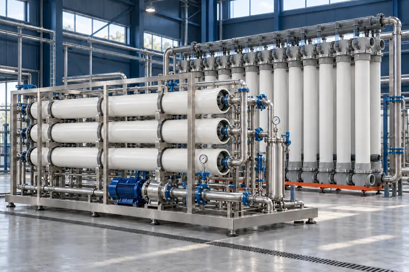Planta industrial de membranas